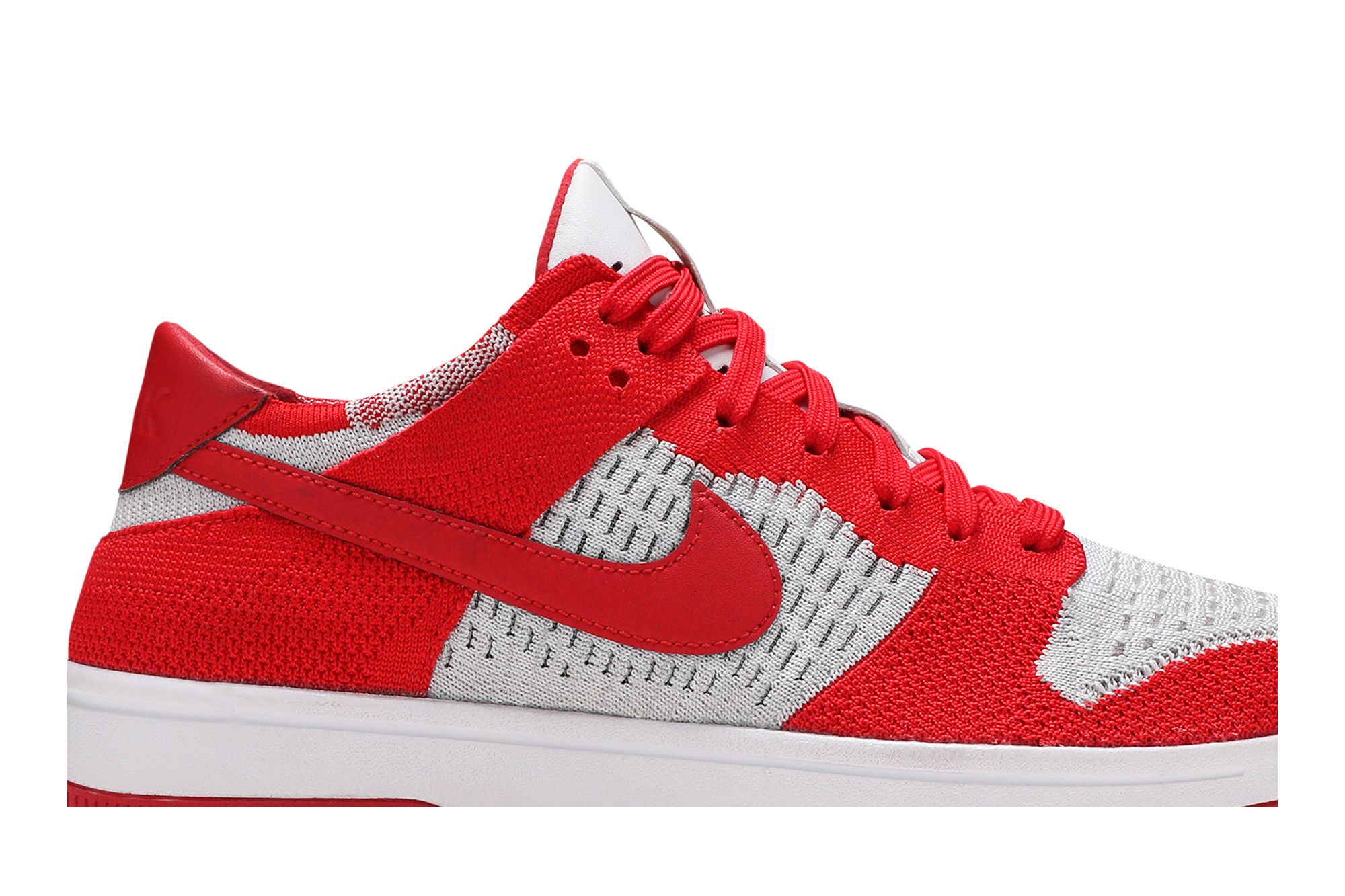 Size 11.0 Dunk Low Flyknit University Red
