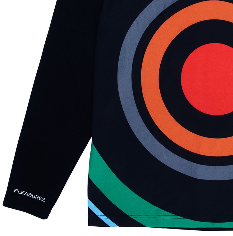 Pleasures Blue Monday Polo Shirt Black