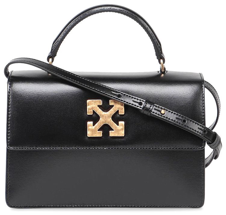 Off White Jitney 14 Top Handle Black