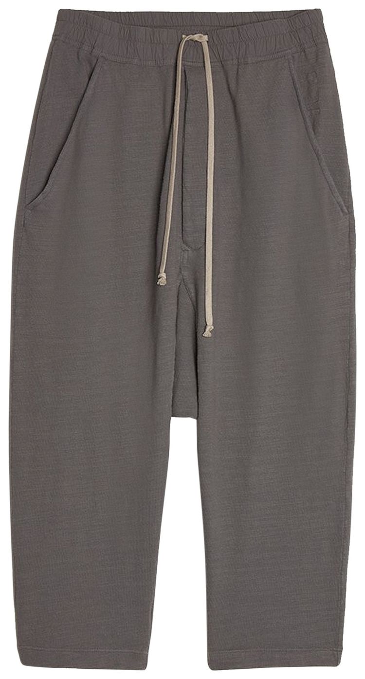 Rick Owens DRKSHDW Cropped Drawstring Pant Dark Dust