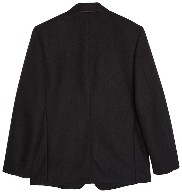 Lemaire Long Slim Blazer Jacket Black