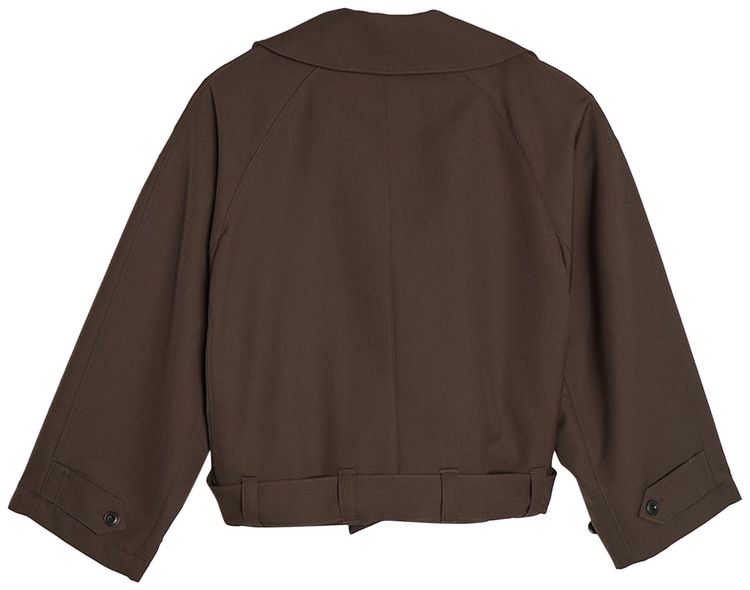 Lemaire Oversized Blouson Dark Brown