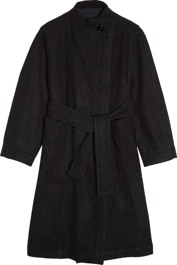 Lemaire Wrapover Coat 'Black'
