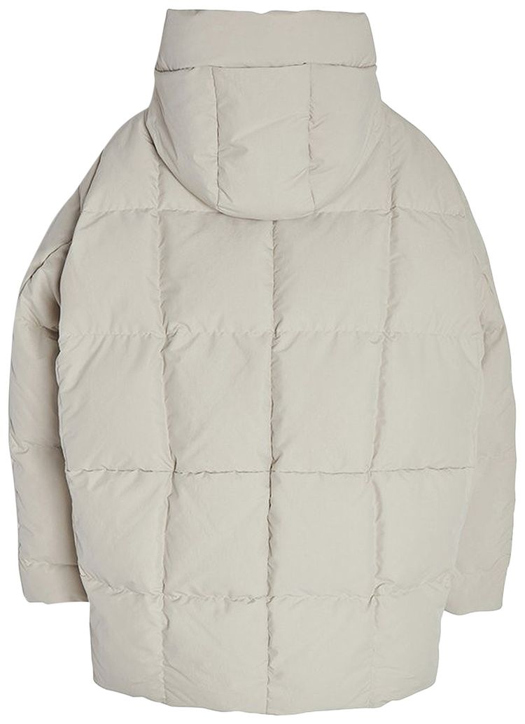 Jil Sander Fill Down Hooded Blouson Light GreyGreen