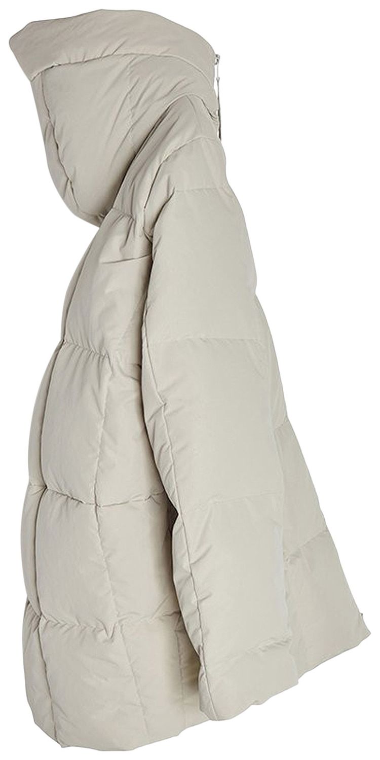 Jil Sander Fill Down Hooded Blouson Light GreyGreen