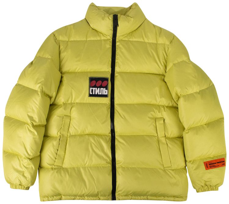 Heron Preston Heron CTNMB Dots Puffer Green Yellow