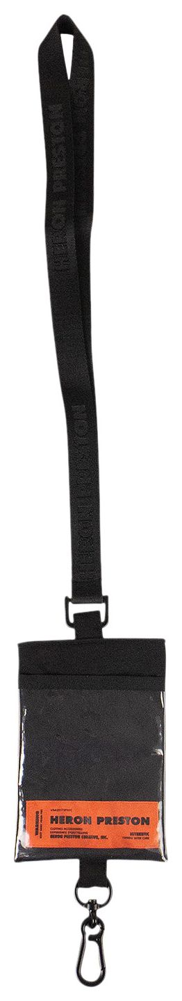 Heron Preston Keychain Passport Holder Black