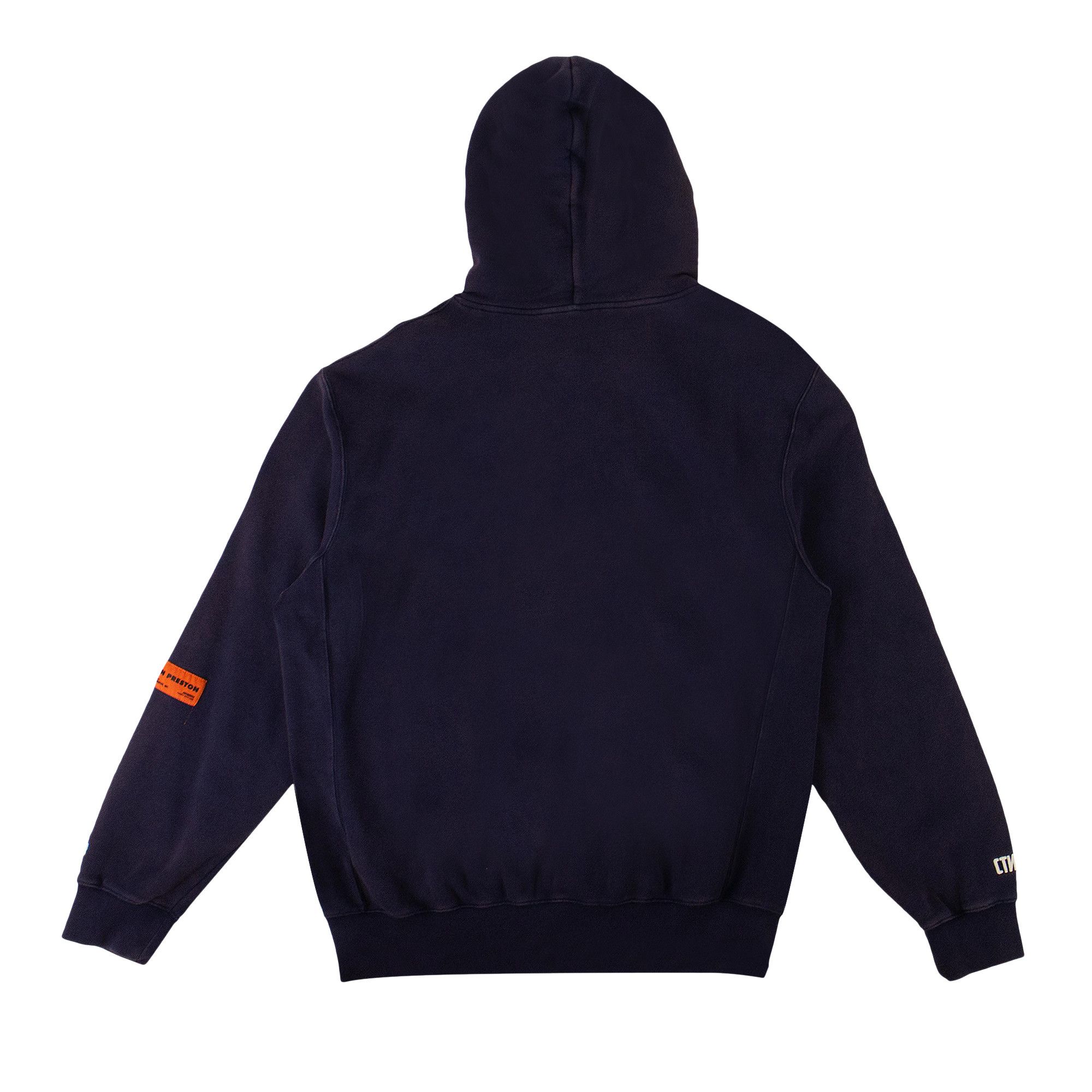 Buy Heron Preston Ghost Hooded Sweatshirt 'Bleached Navy' -  HMBB004F198080063201 | GOAT