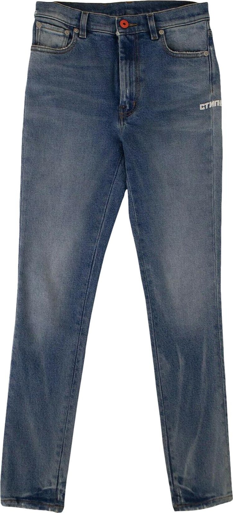 Heron Preston Vintage Wash Jeans 'Blue'