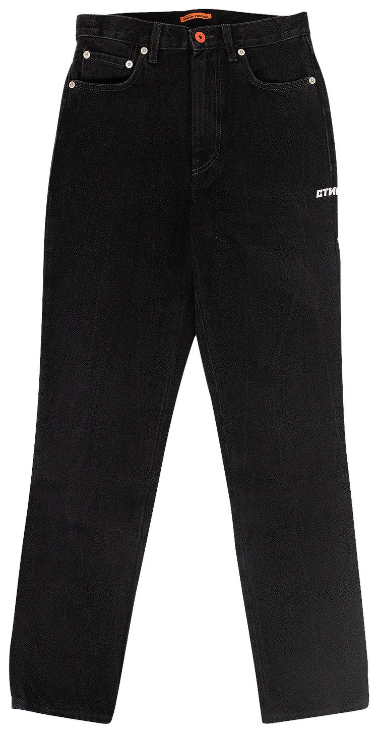 Heron Preston Straight Leg Jeans Black