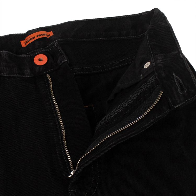 Heron Preston Straight Leg Jeans Black
