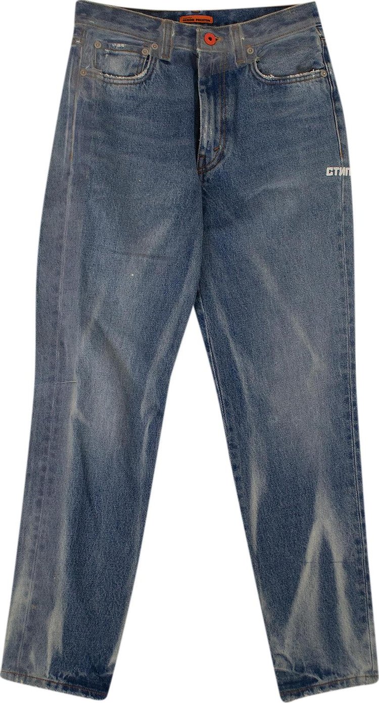 Heron Preston Straight Leg Jeans 'Blue'