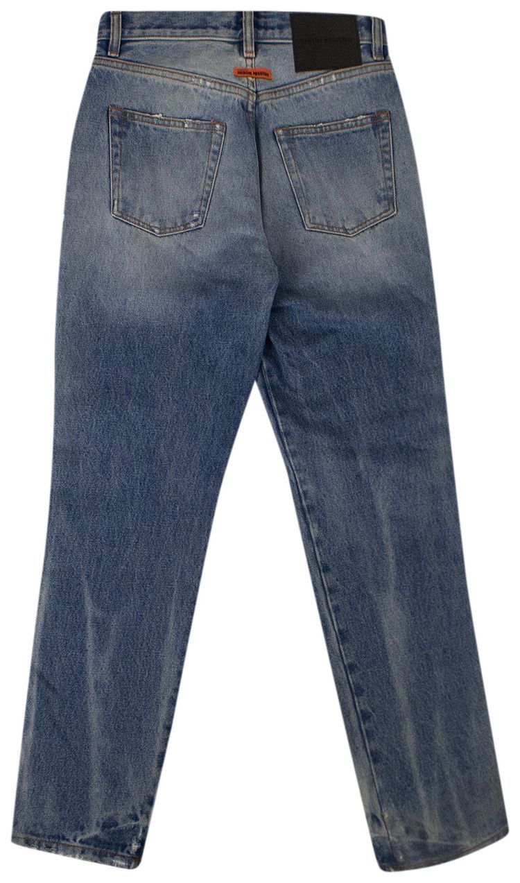 Heron Preston Straight Leg Jeans Blue