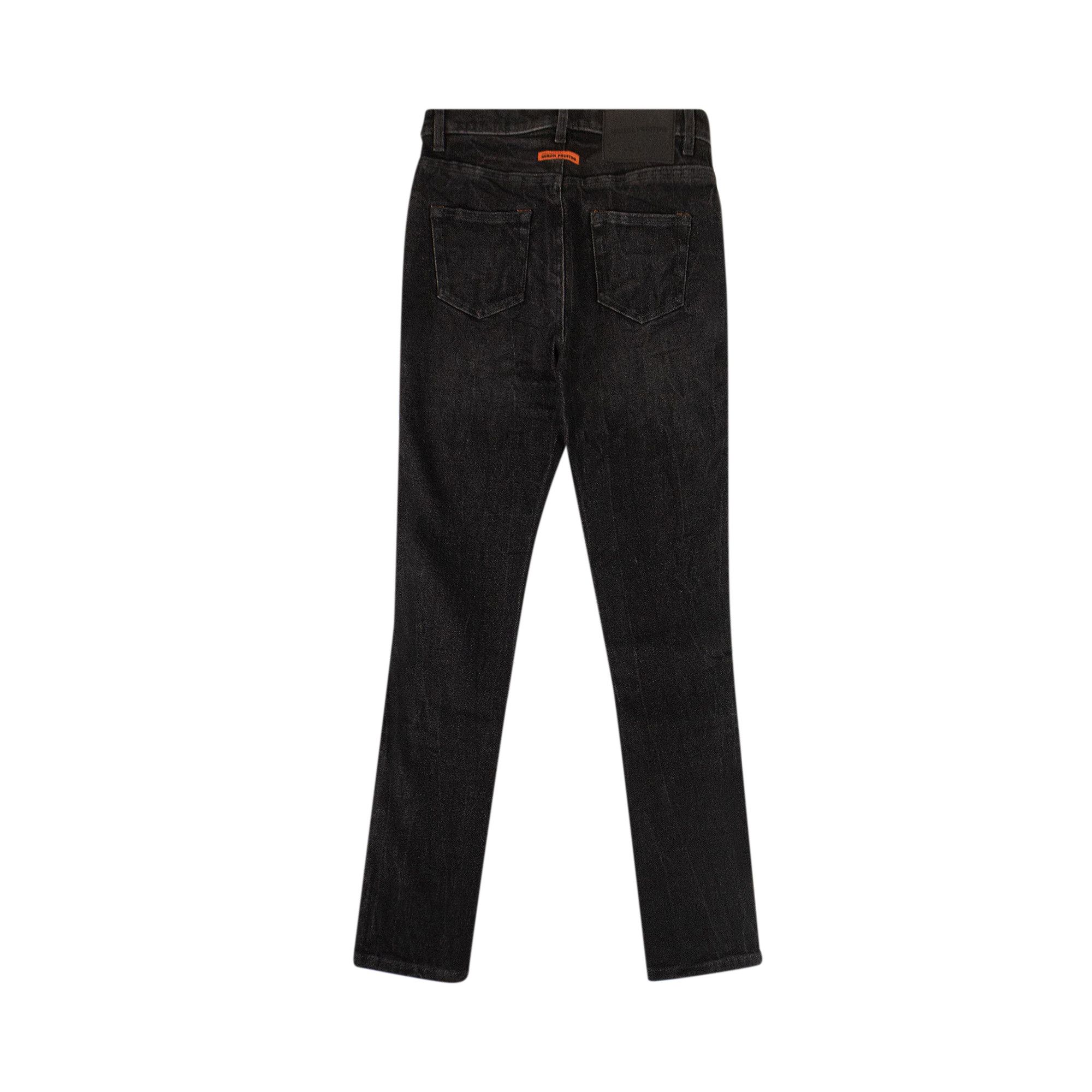 Buy Heron Preston Washed Denim 5 Pocket Jeans 'Black' -  HWYA004E197980037801 | GOAT