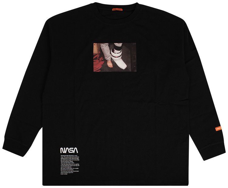 Heron Preston Photographic Print Sweatshirt Black