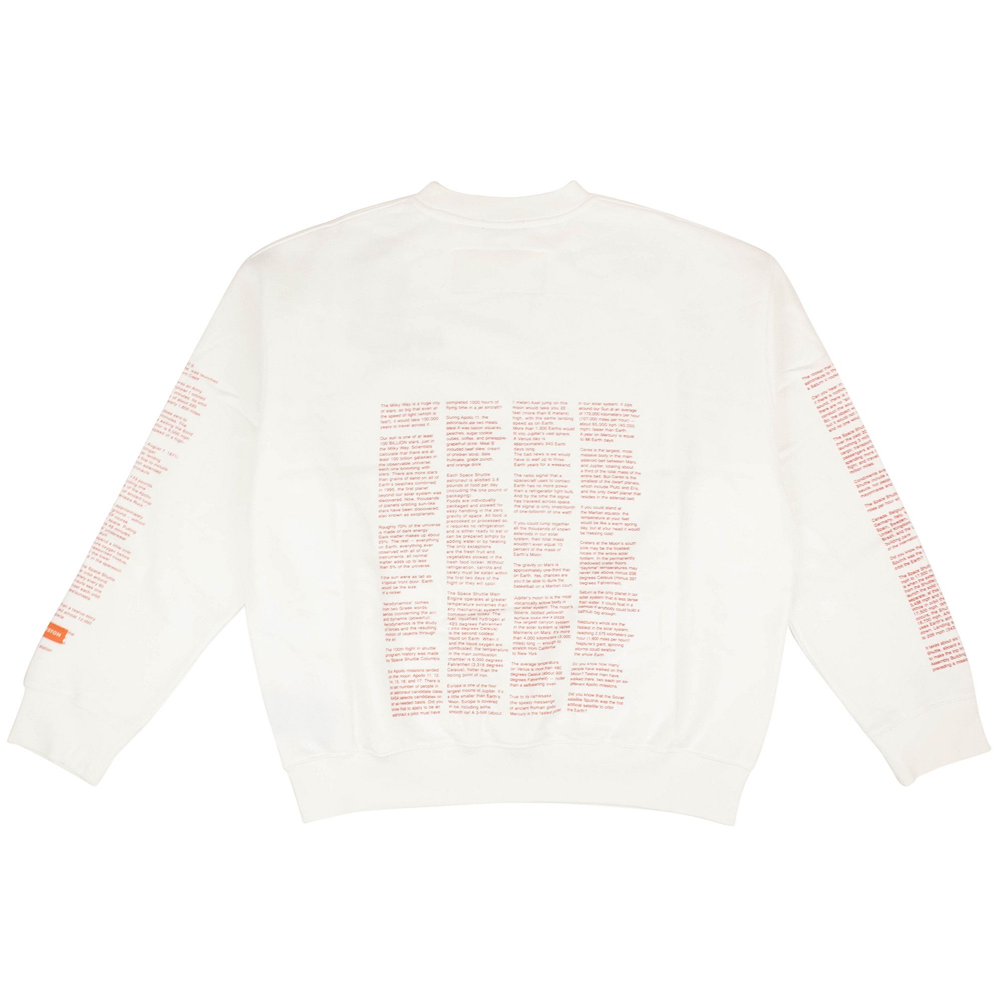 Heron preston x nasa crewneck 2025