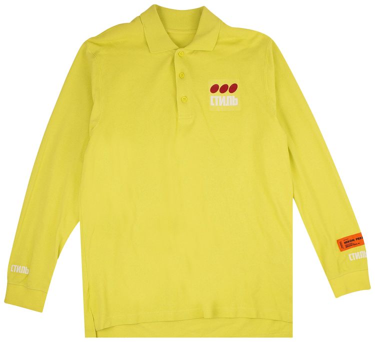 Heron Preston CTNMB Polo Yellow