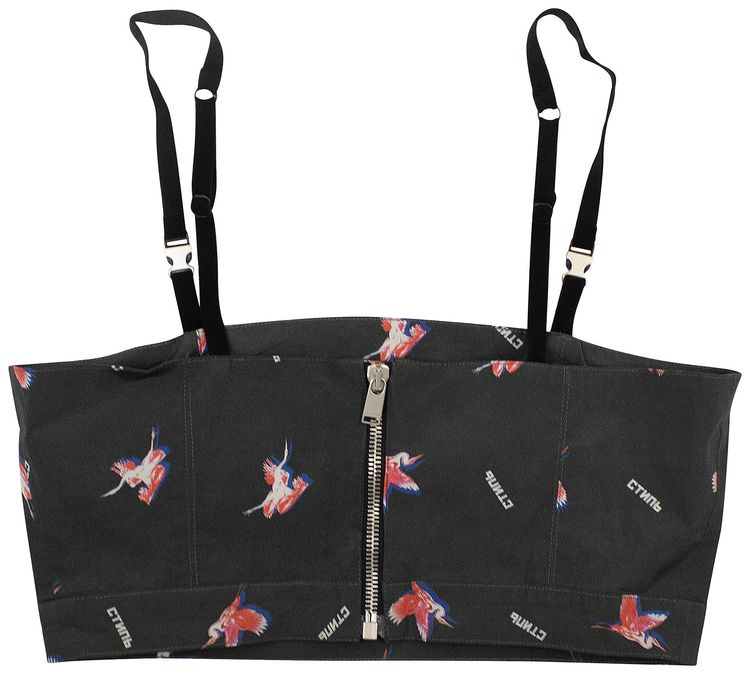 Heron Preston Swan Brallete Top Black