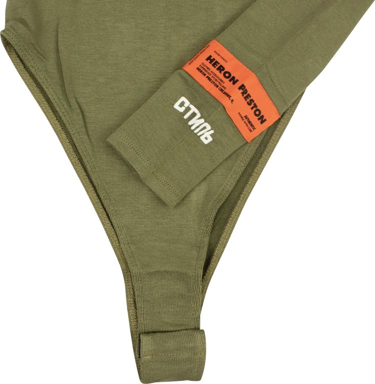 Heron Preston Turtle Neck Body Suit Military Green