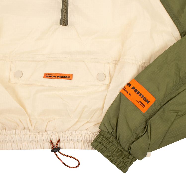Heron Preston Windbreaker GreenBeige