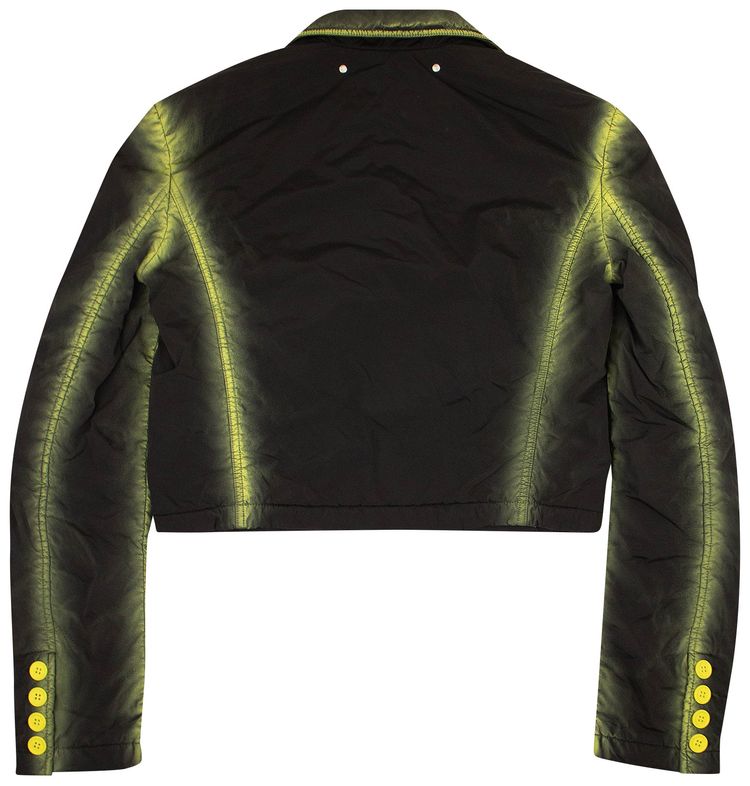 Heron Preston Crop Spray Blazer Black