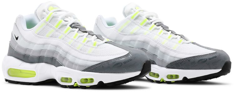 Nike Air Max 95 Logos Pack   White Neon
