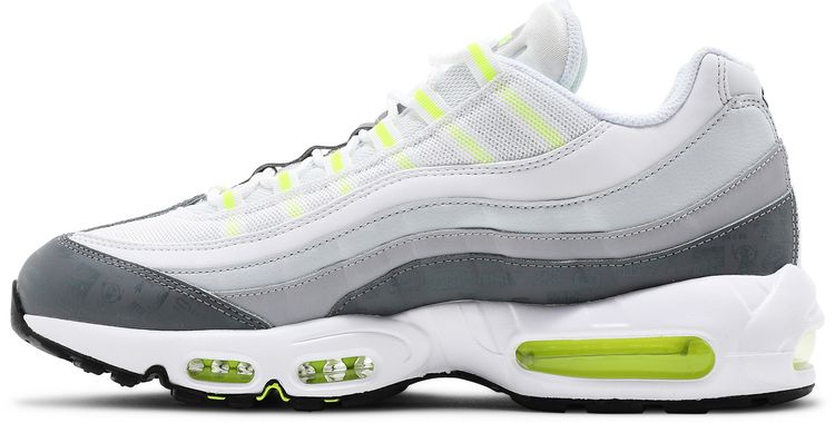 Nike Air Max 95 Logos Pack   White Neon