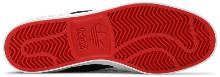 Adidas Hard Court High Logo Distortion   White Lush Red