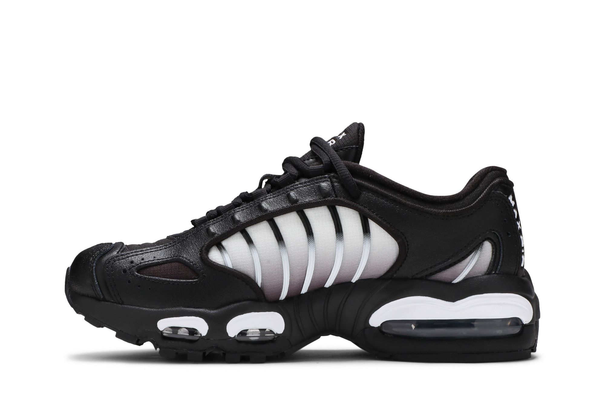 air max tailwind iv black and white