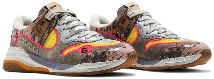 Gucci Wmns Ultrapace Pink Tejus Printed