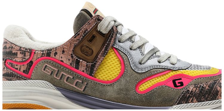 Gucci Wmns Ultrapace Pink Tejus Printed