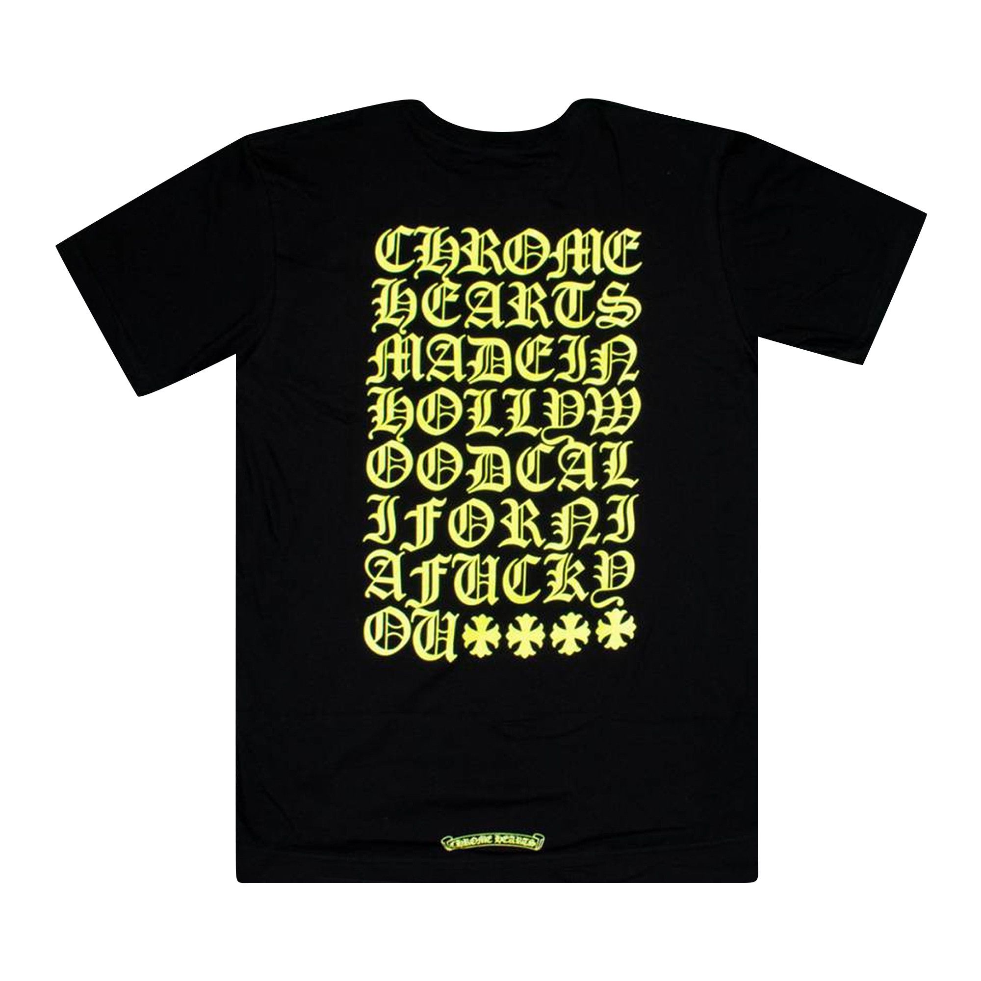 希少【CHROME HEARTS】Glow In The Dark ポケット Tシャツ Buy Chrome Hearts Glow In The Dark Pocket Tee 'Black' - 1383