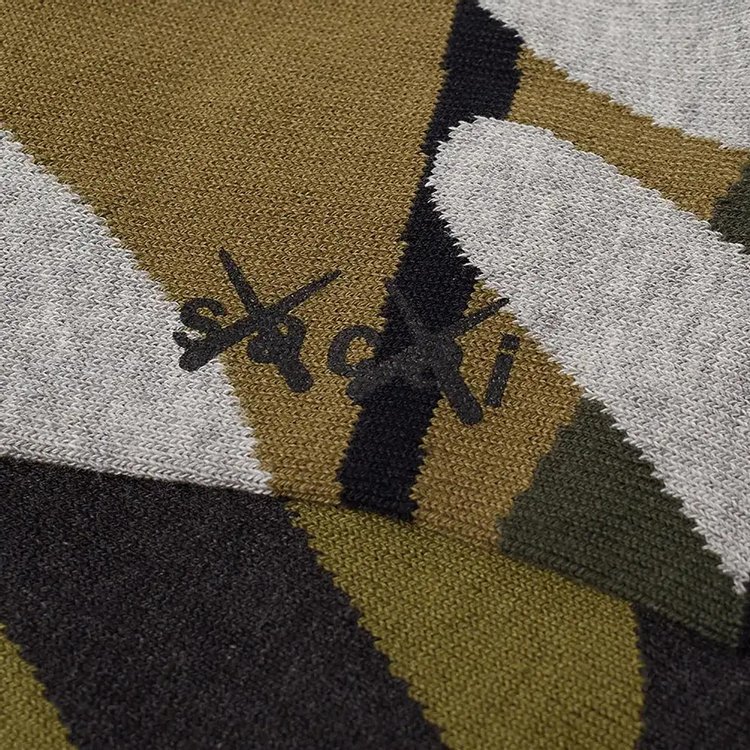 Sacai x KAWS Socks Camouflage