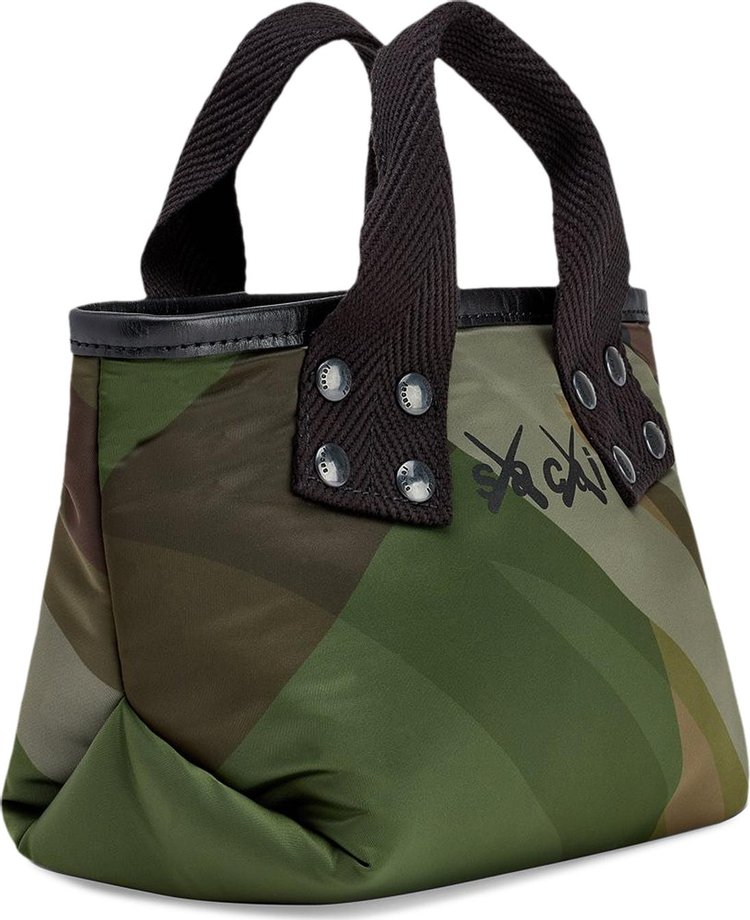 Sacai x KAWS Small Tote Bag Camouflage