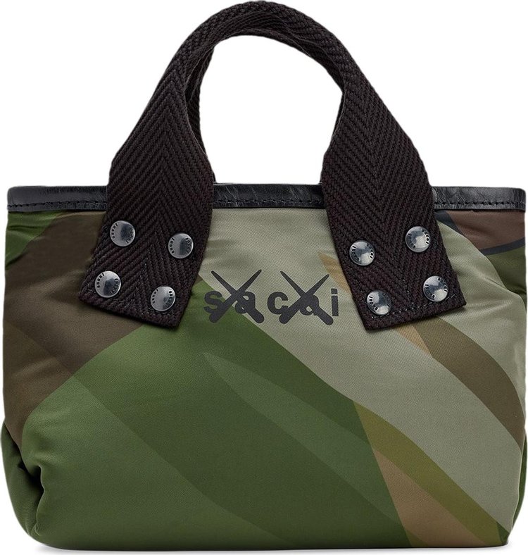 Buy Sacai x KAWS Small Tote Bag 'Camouflage' - 21 0256S 936 | GOAT