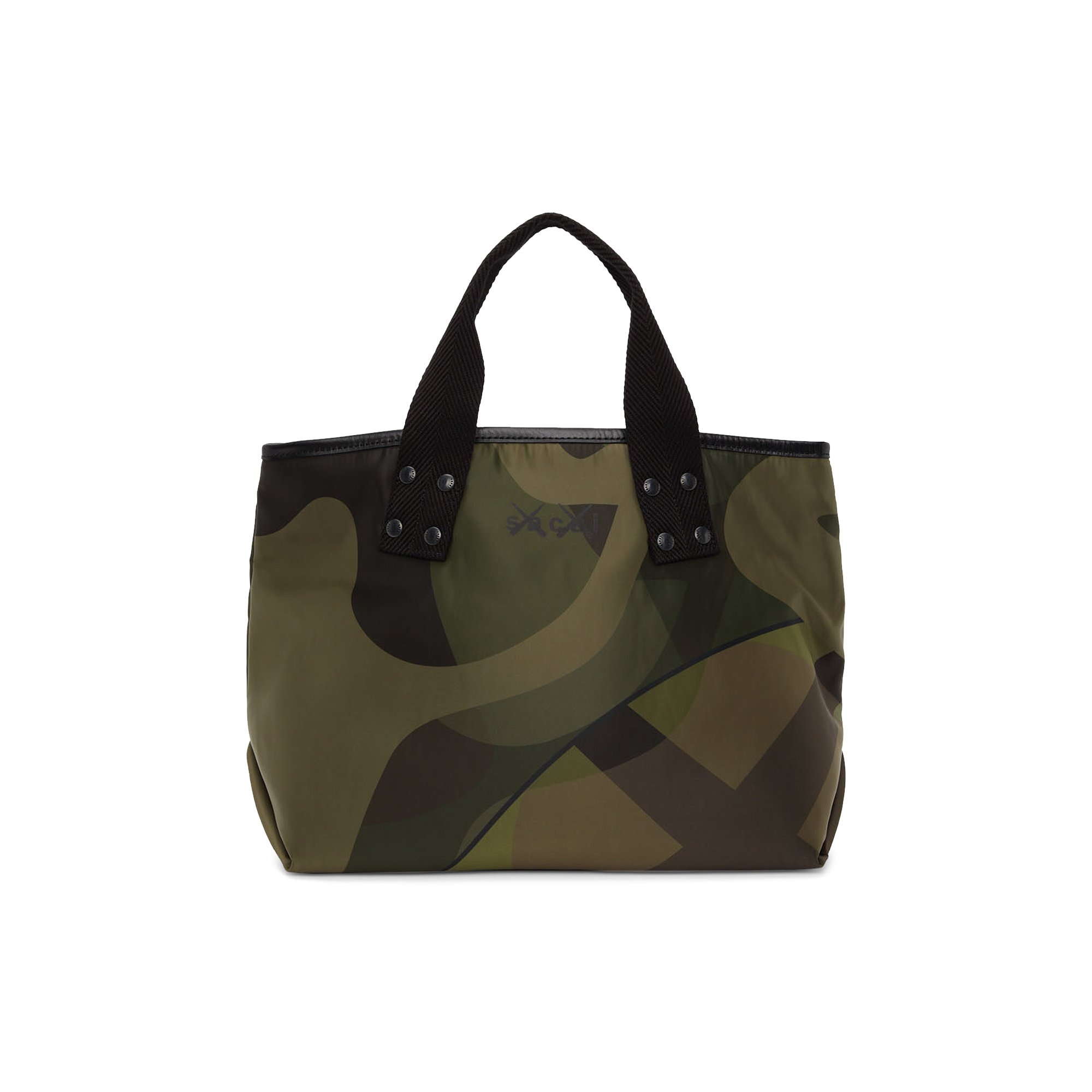 Buy Sacai x KAWS Medium Tote Bag 'Camouflage' - 21 0255S 936 | GOAT