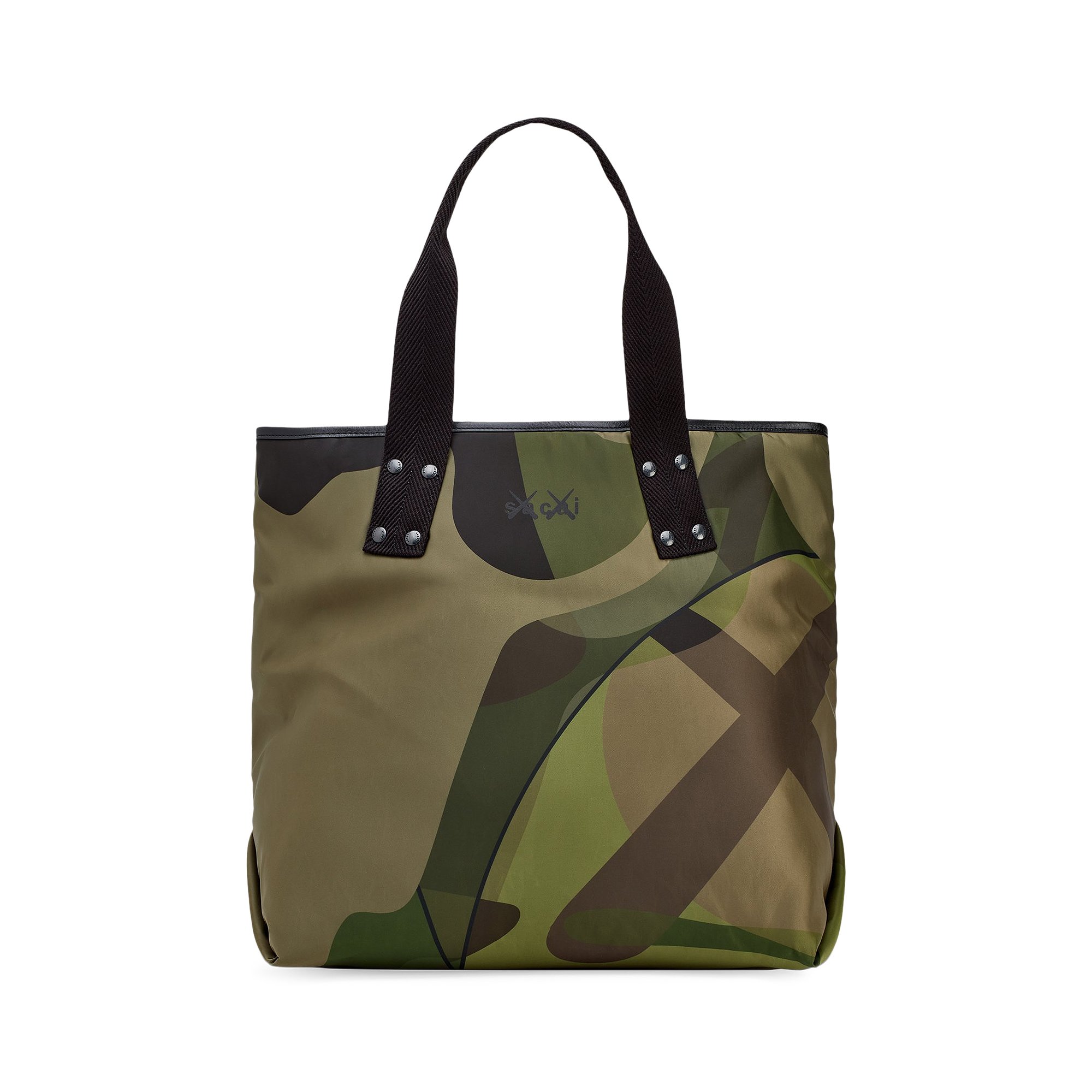 Sacai x KAWS Large Tote Bag 'Camouflage' | GOAT