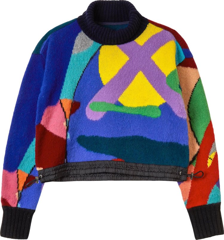 Sacai x KAWS Jacquard Knit Pullover 'Multicolor'