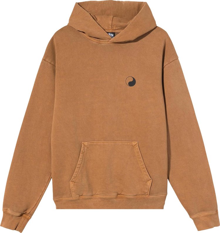 Stussy x Our Legacy Yin Yang Pigment Dyed Hoodie 'Caramel'