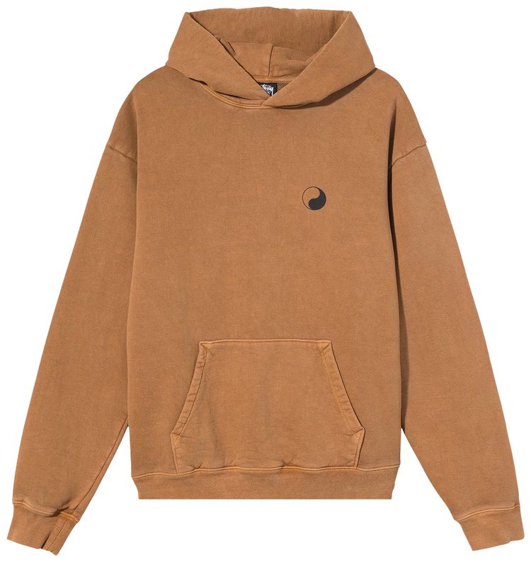 Stussy x Our Legacy Yin Yang Pigment Dyed Hoodie Caramel