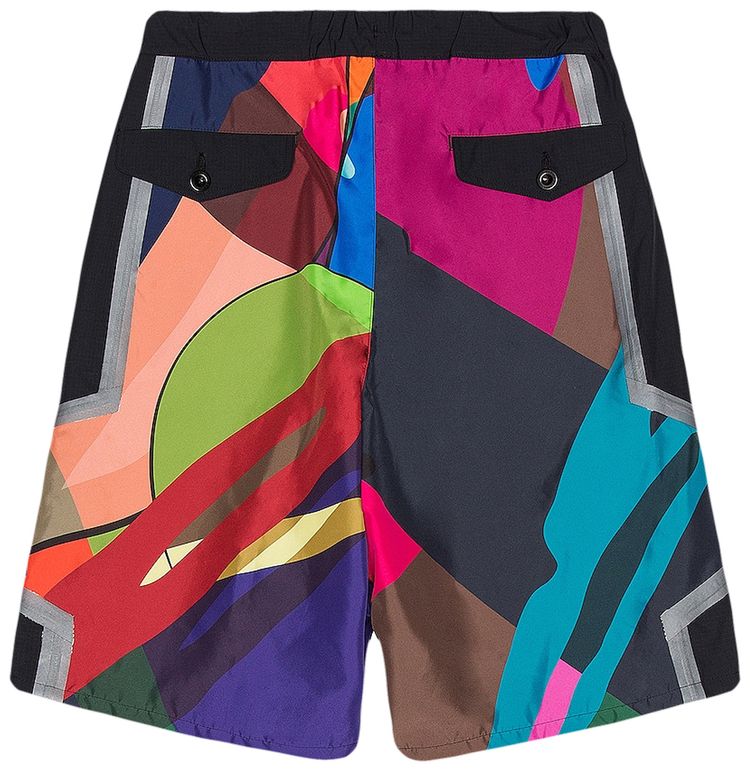 Sacai x KAWS Print Shorts Multicolor