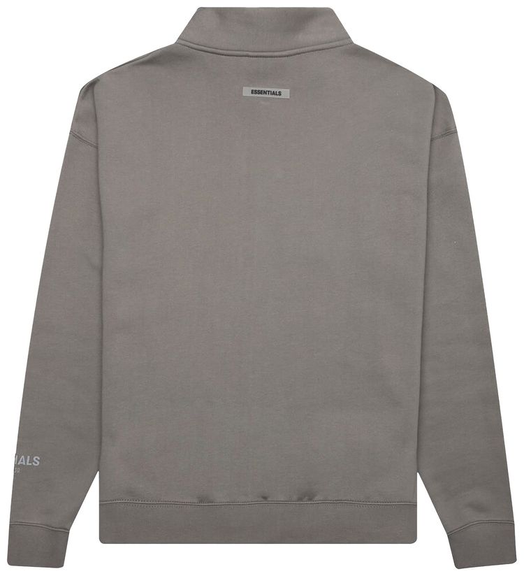 Fear of God Essentials Mockneck Half Zip Cement