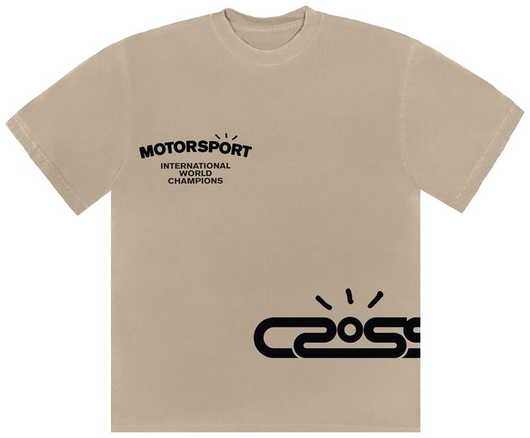 Cactus Jack by Travis Scott Motor Sport Tee Sand