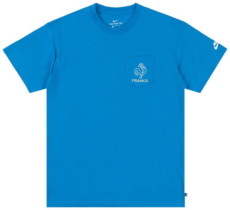 Nike SB x Parra France Federation Kit T Shirt Neptune BlueWhite