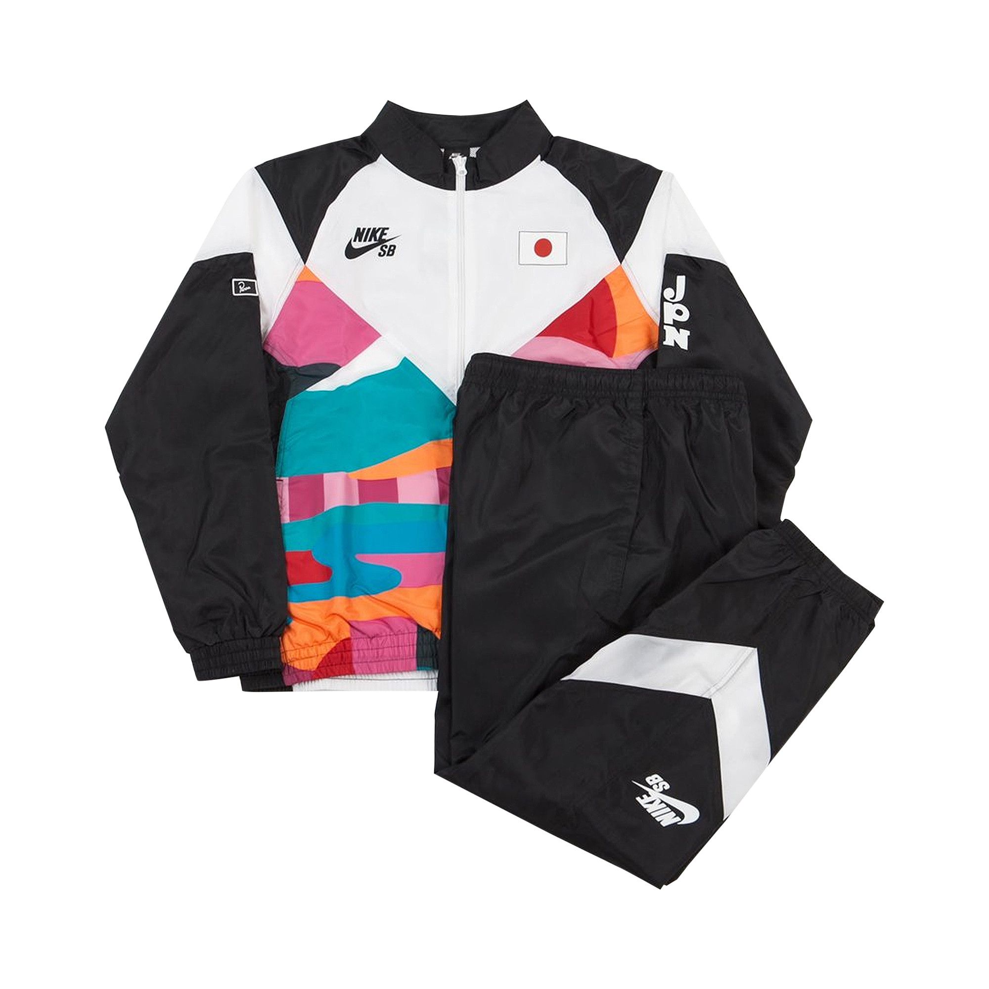Buy Nike SB x Parra Japan Federation Kit Skate Tracksuit Black White CT6057 010 GOAT UK