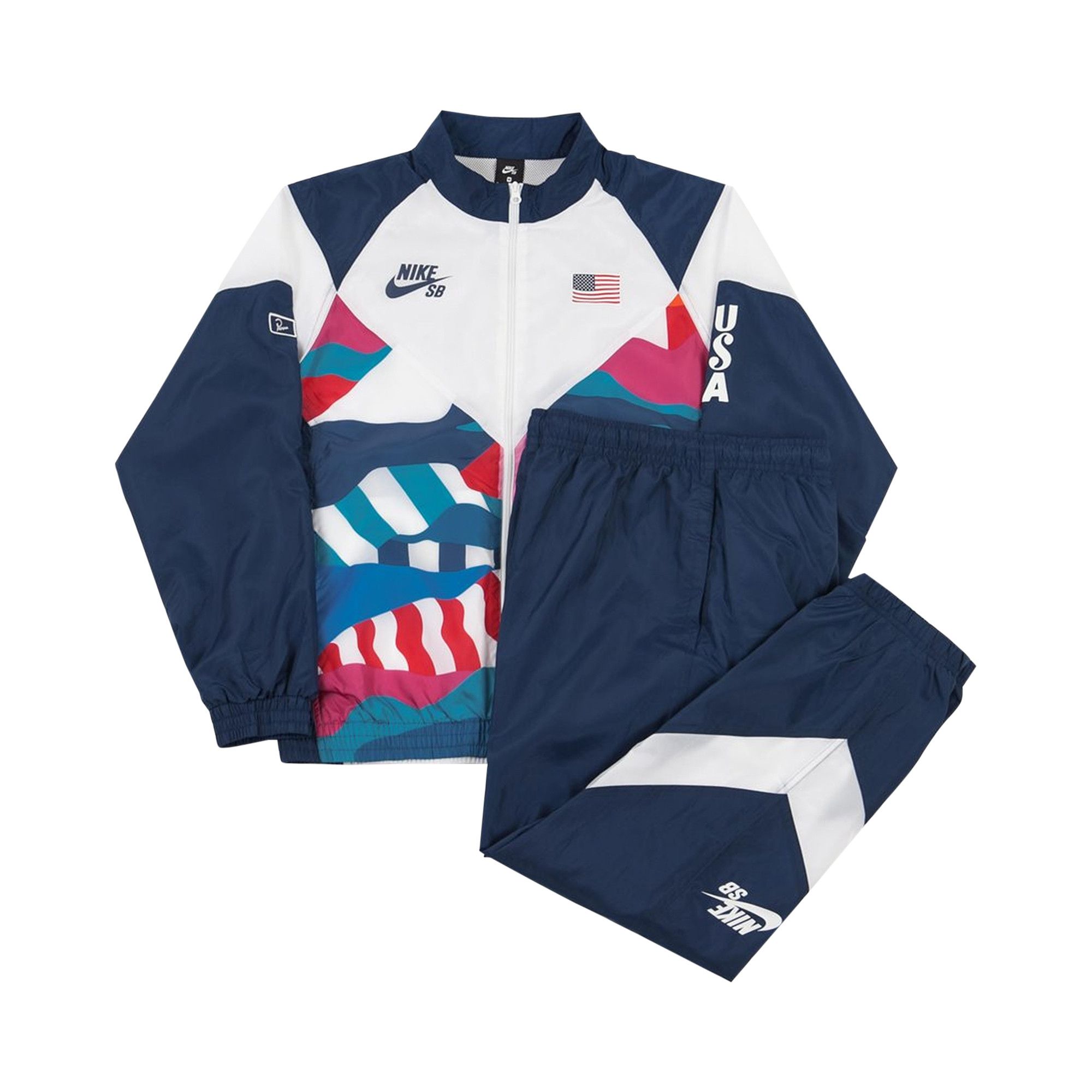 Buy Nike SB x Parra USA Federation Kit Skate Tracksuit Brave Blue White CT6075 426 GOAT UK