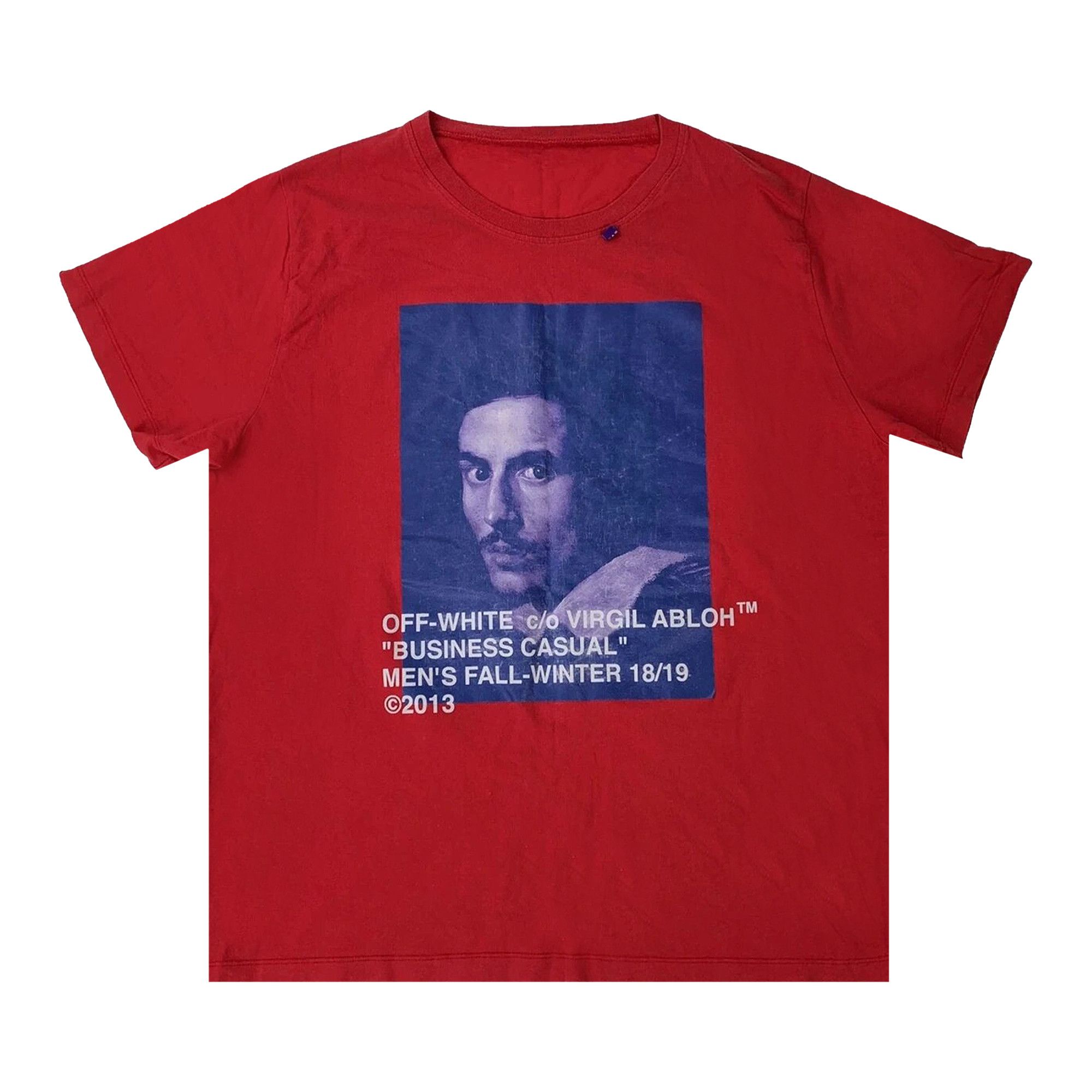 Buy Off White x MCA Figures of Speech Bernini T Shirt Red