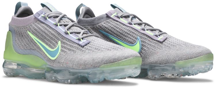 Nike Air VaporMax 2021 Flyknit Grey Light Liquid Lime