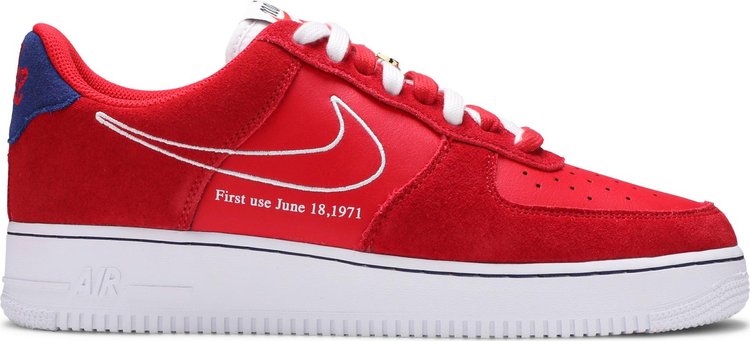 air force 1 first use red