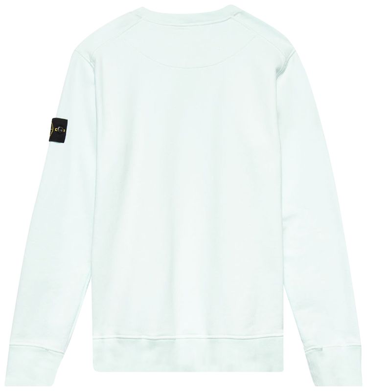 Stone Island Badge Logo Crewneck Light Green